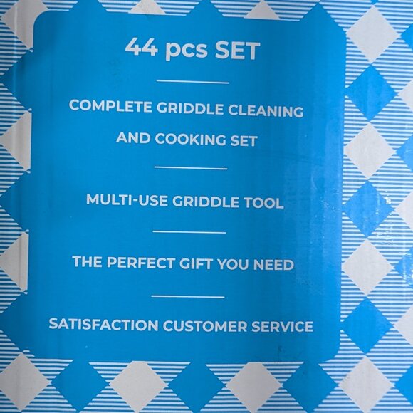 NEW Griddle Cleaning & Cooking Set 44 PC - Picture 4 of 4